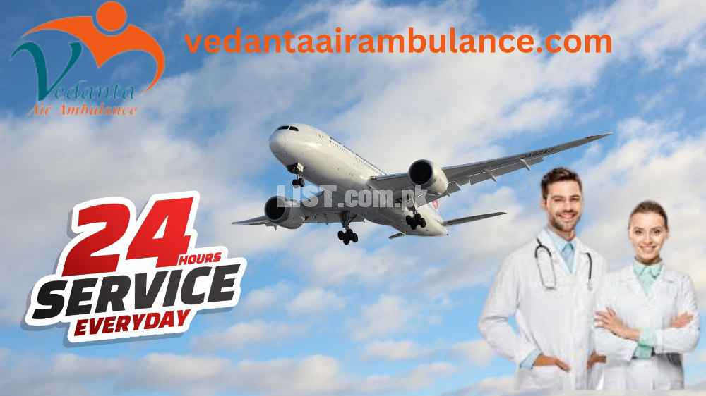 Vedanta Air Ambulance Service in Bhopal for  the Expert Medical Team