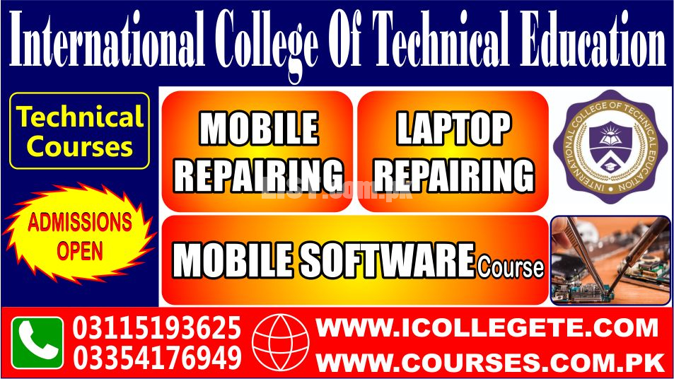 Latest#Mobile phone repairing course in two moths in Charsadda Bannu