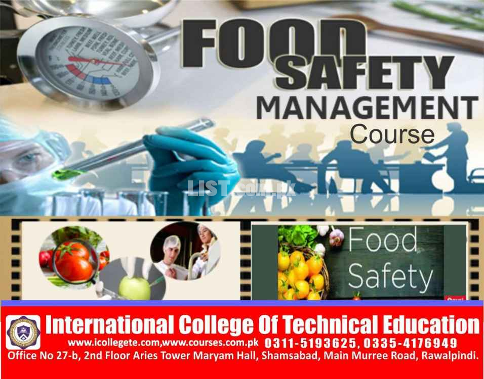 DIPLOMA IN FOOD SAFETY LEVEL 3 COURSE IN MALAKAND