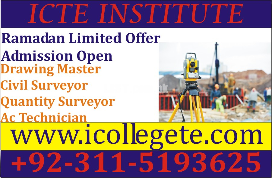 #Admission open in 2023 Civil Surveyor Course In Bhakkar