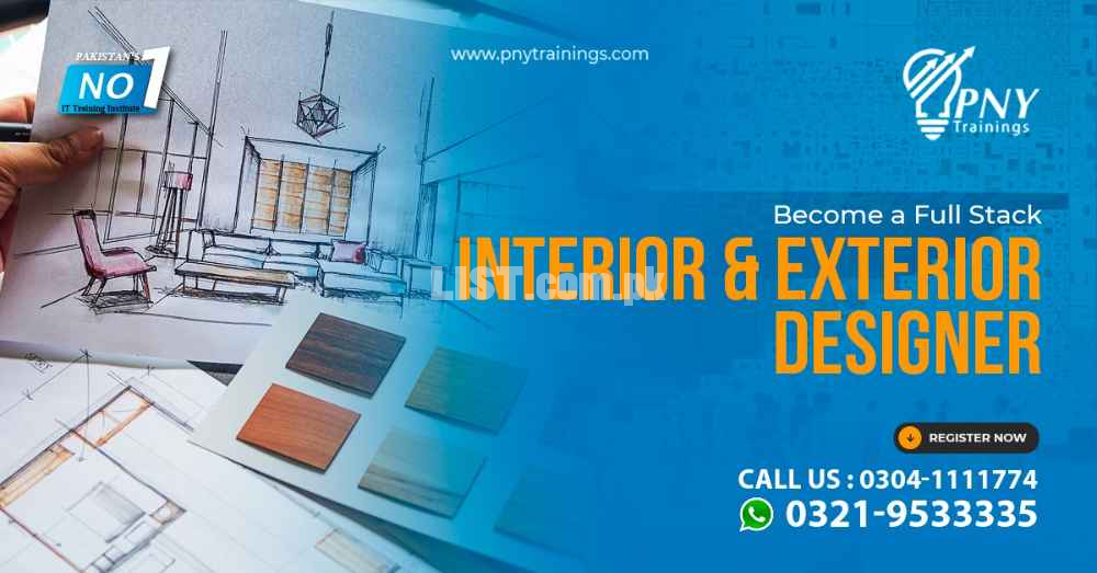 Become a Full Stack Interior & Exterior Designer (Rawalpindi Branch)