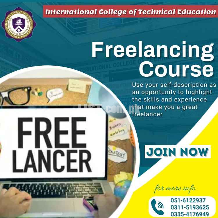 #Freelancing course in Dina Punjab