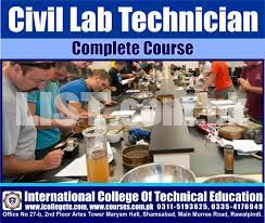 #No.1 Civil Lab Technician Course in Islamabad 2023
