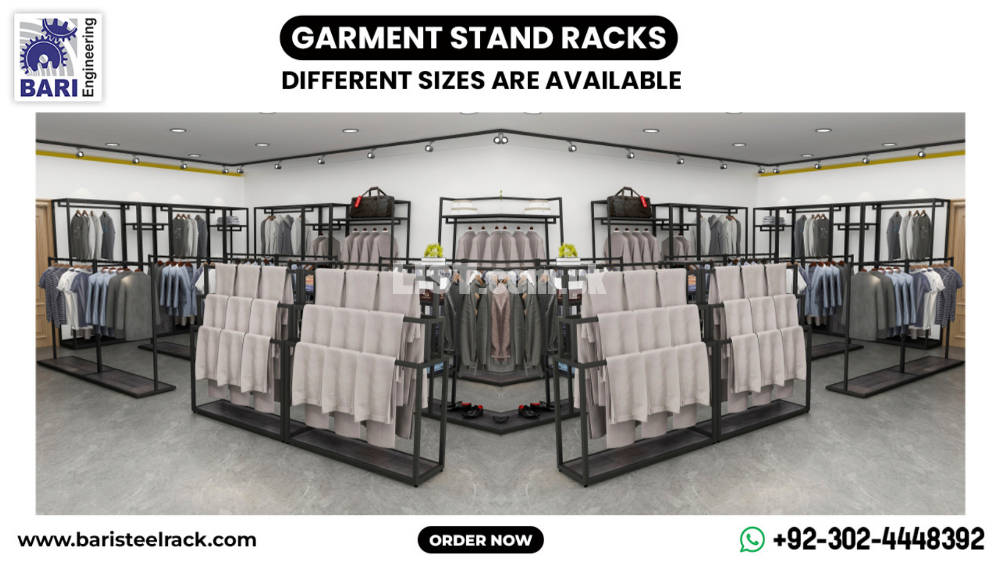 Garment Stand Display Rack | Garment Display Rack