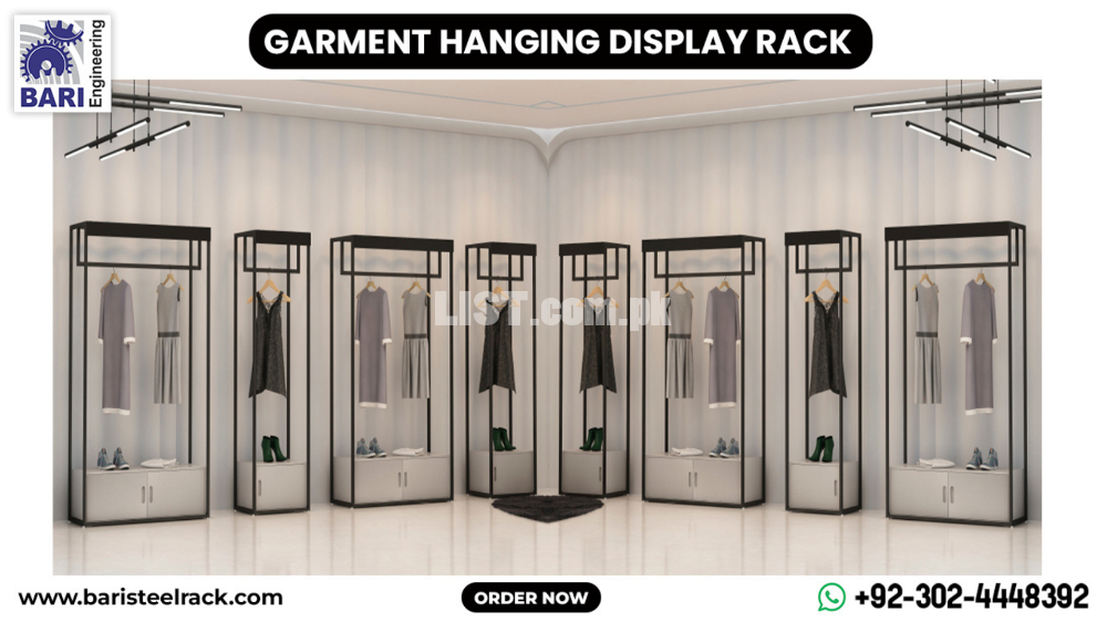 Garment Hanging Display Racks |  Display Hanging Rack