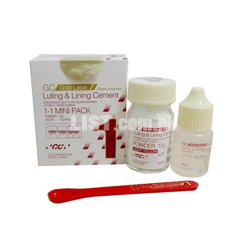GC- GOLD LABEL 1 MINI GLASS IONOMER LUTING AND LINING CEMENT