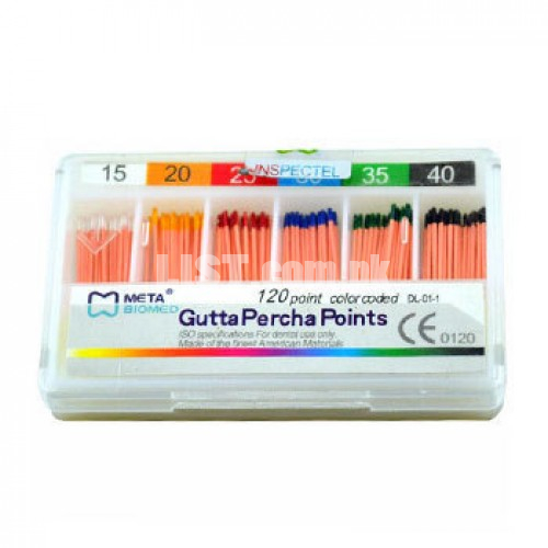 META - Gutta Percha Points Color Coded Spill Proof