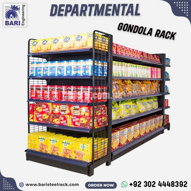 Departmental Store Rack | Double Sided Gondola Rack