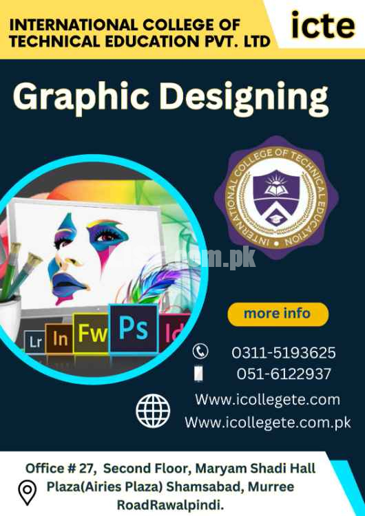 #1 Graphic Designing Course #Rahmanabad, Rwp #2023
