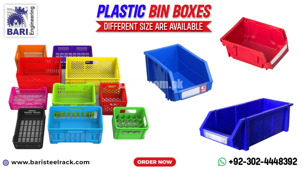 Plastic Crates Perforated | Bin Box in Different Models
