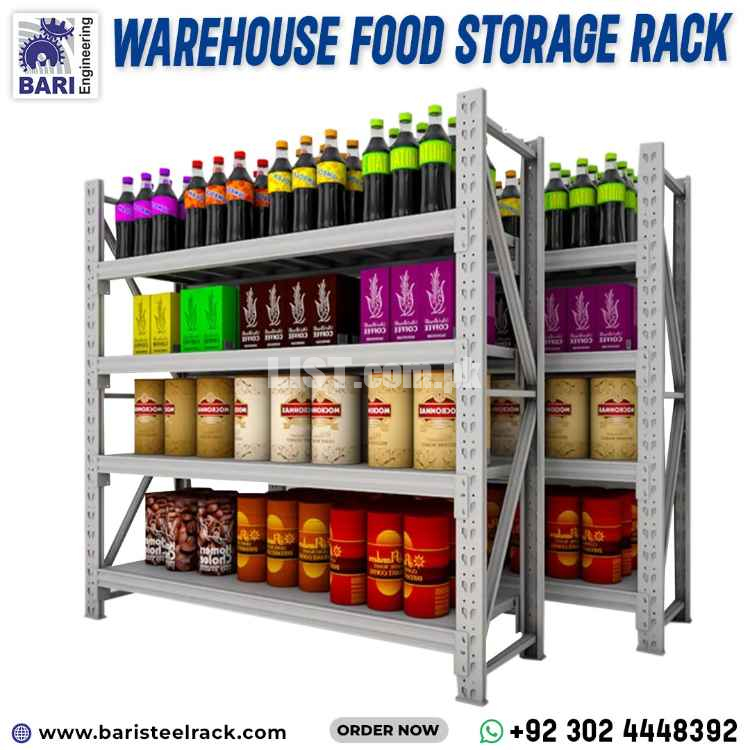 Warehouse Food Storage Rack | Industrial Storage Rack