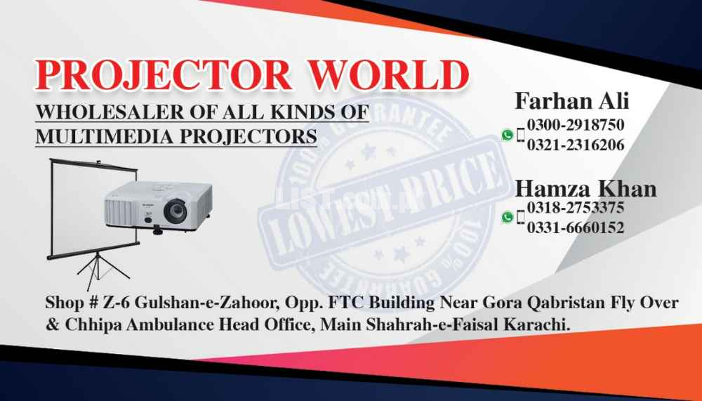 MULTIMEDIA PROJECTORS FOR SALE AND RENAL IN KARACHI