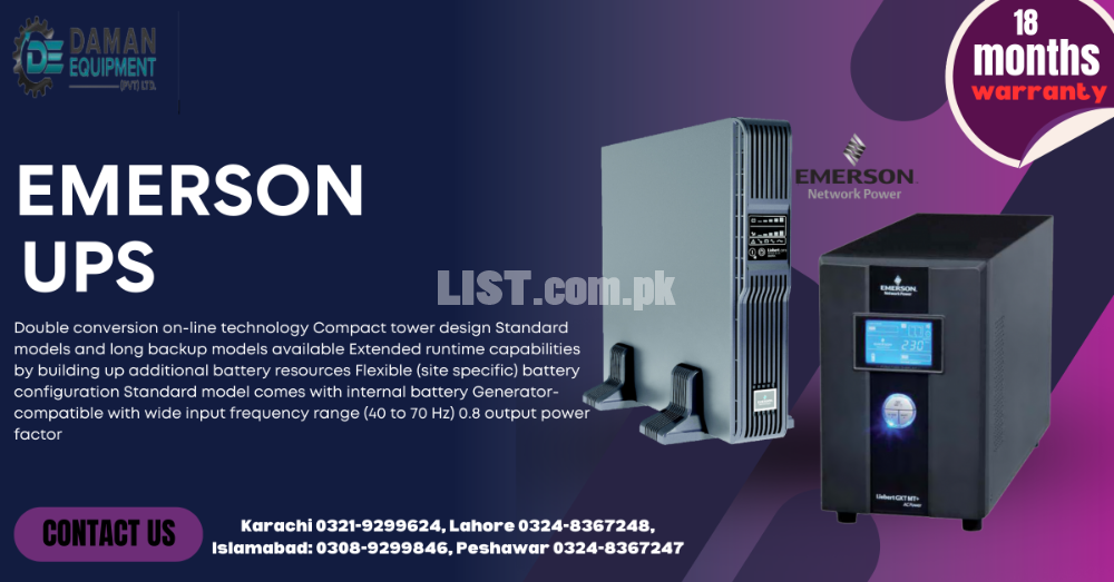 Emerson UPS Order NOW