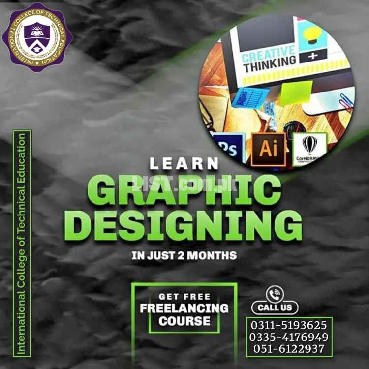 #1 Professional Graphic Designing Course #Shamsabad, Rwp #2023
