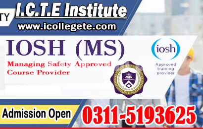 #IOSH MS Course In Bhakkar,Gujranwala