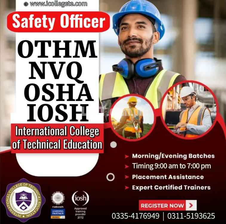 IOSH Health and safety course in Abbottabad Haripur