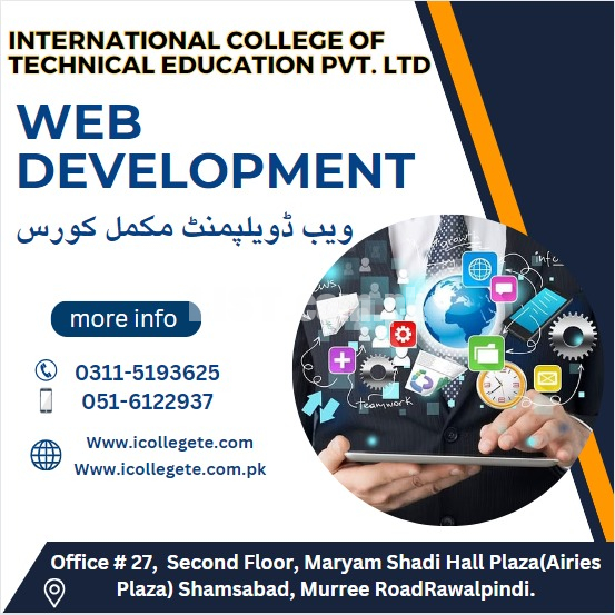 NO.1 Best Web Development Course #Khanna Pul, Isl #2023