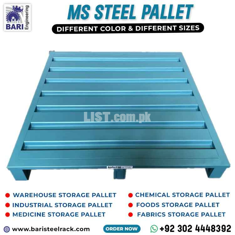 MS Steel Pallet | Galvanized Steel Pallet | Industrial Steel Pallet
