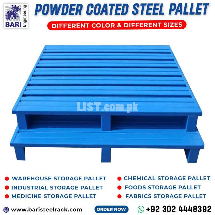 Powder Coated Steel Pallet | Galvanized Steel Pallet