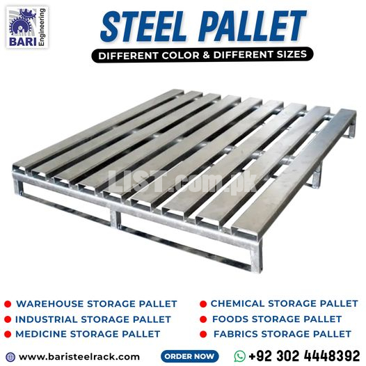 Industrial MS Steel Pallet | Heavy Duty Steel Pallet | MS Steel Pallet