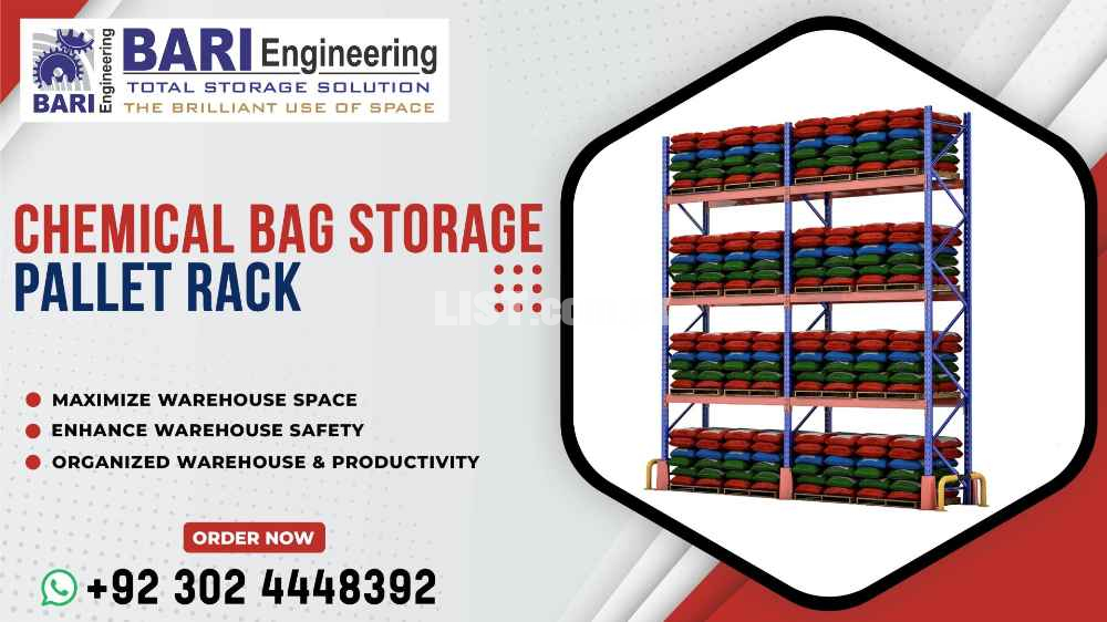 Chemical Bag Storage Pallet Rack | Pallet Racking | Warehouse Pallet R