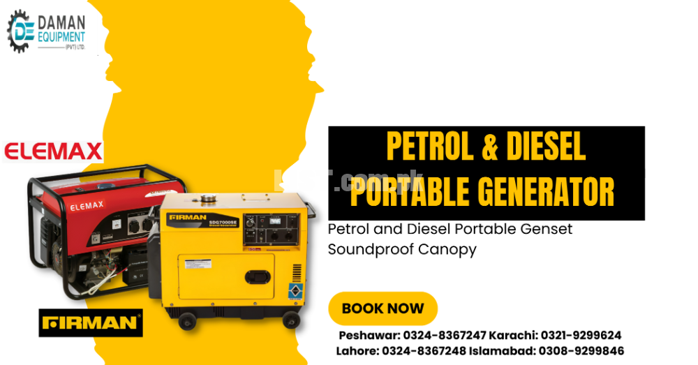 Petrol & Diesel Portable  Generator
