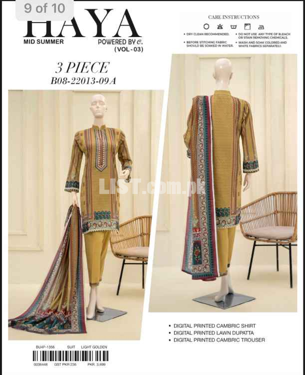 3 Piece suit CAMBRIC COLLECTION  2023