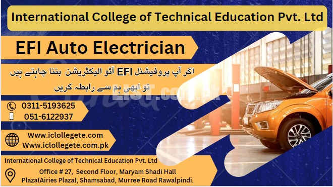 Best EFI Auto electrician practical base course in Kotli Mirpur