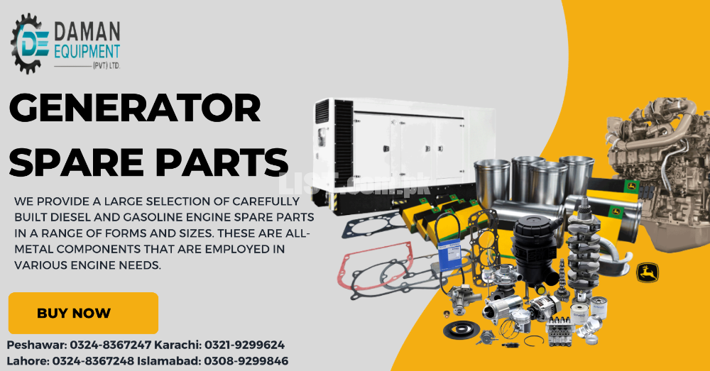 Generator Spare Parts Available for Sale