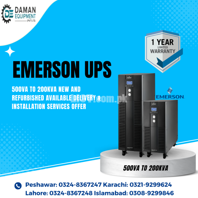 Emerson UPS 500VA to 200kVA