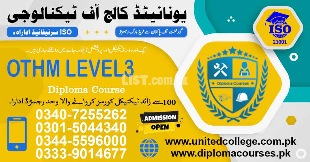 OTHM LEVEL 6 DIPLOMA IN OCCUPATIONAL HEALTH AND SAFETY IN karachi