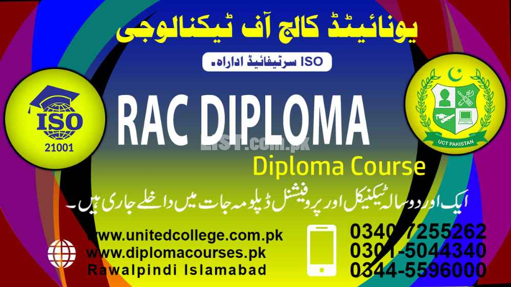 REFRIGERATION AND AIR CONDITIONING RAC COURSE IN RAWALPINDI