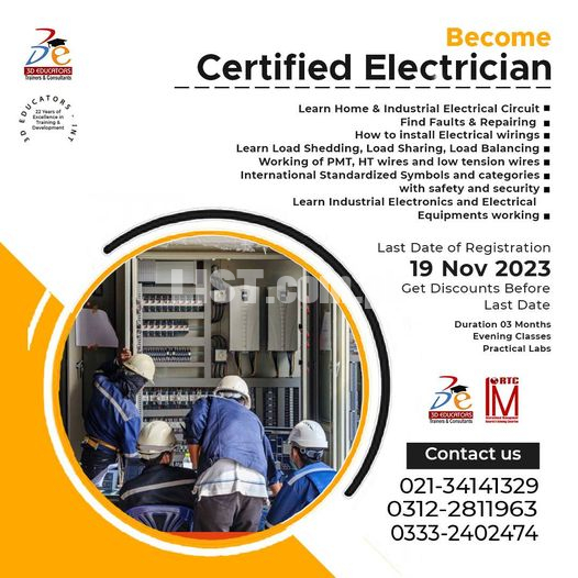 *CERTIFIED ELECTRICIAN* USA Certification