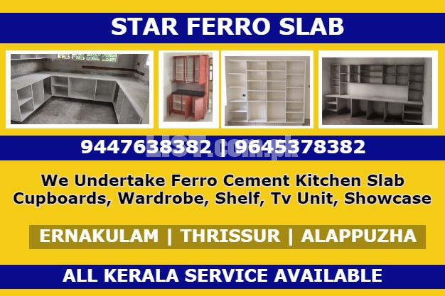 Excellent Ferro Cement Kitchen Cupboard Fittings in Wadakkanchery