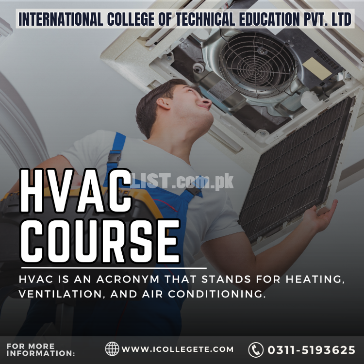 HVACHeating and ventilation course in Azad Kashmir