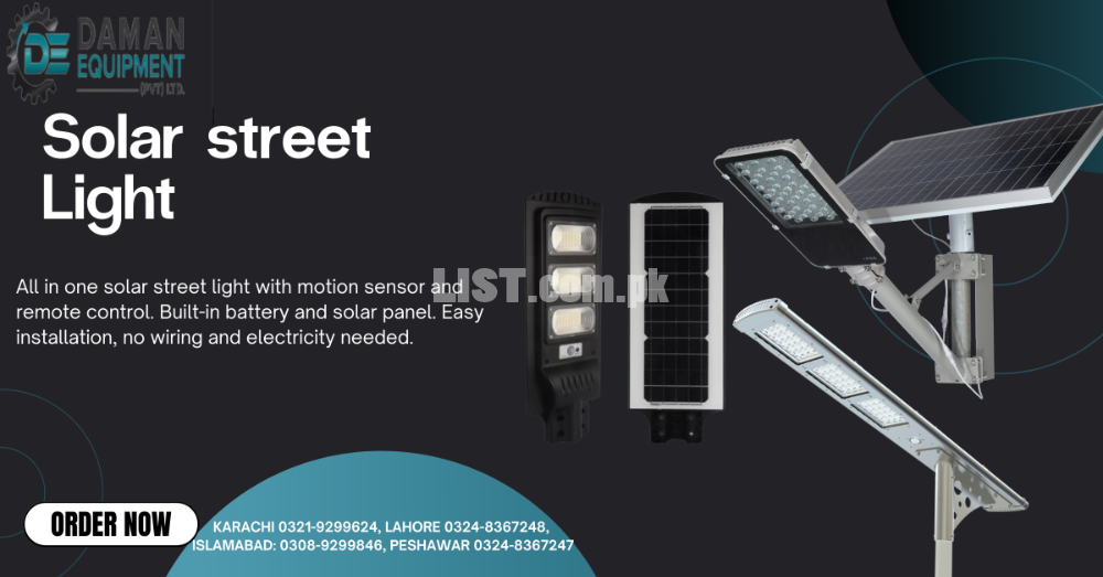 Solar Street light BOPU 120watts Remote