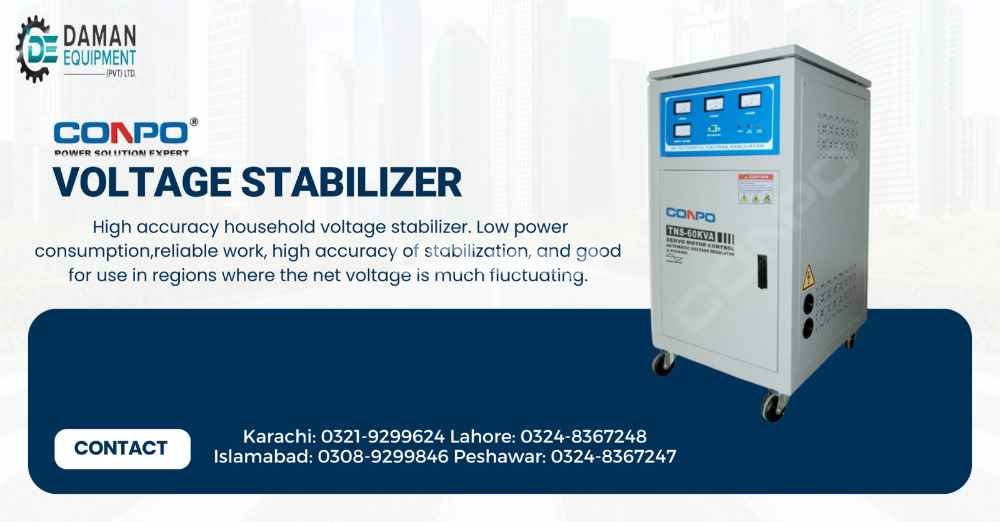 Voltage stabilizer Tower LCD Display 15kVA