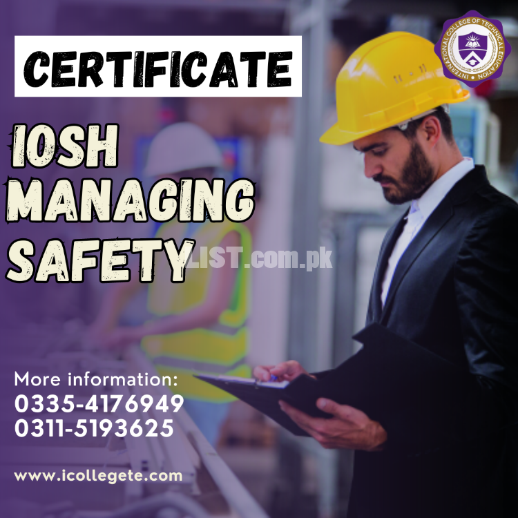 IOSH MS health and Safety course in Bhimbar AJK