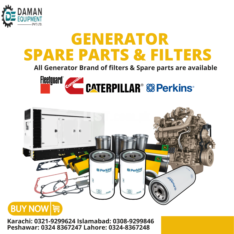 Generator Spare Parts maintences and filters