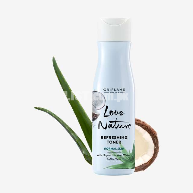 Refreshing Toner with Organic Coconut Water & Aloe Vera , 150ml