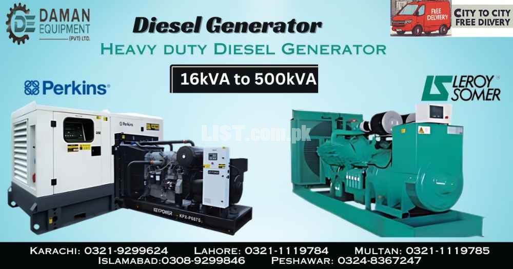 Diesel Generator Perkin JB Dubai Assembled 200VA