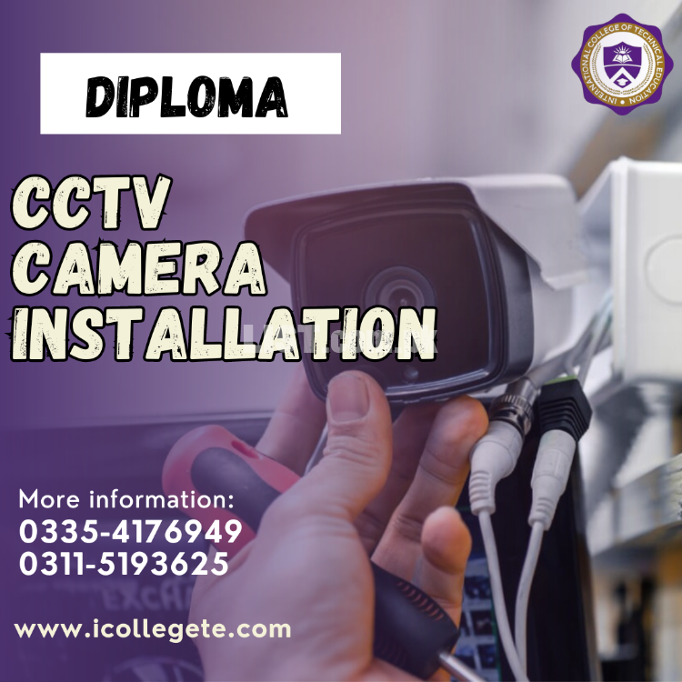 CCTV Camera installation two months  course in Ghori Town Islamabad