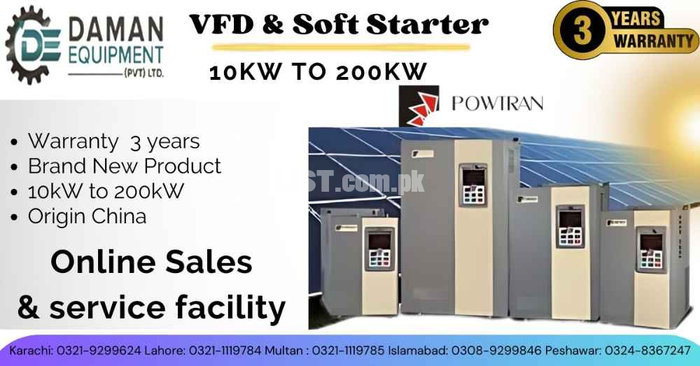 VFD Brand Powtran 3phase, P1500-S 18kw