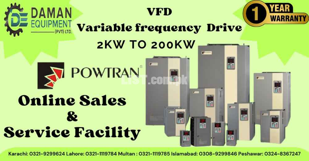 VFD  & Voltage Stabilizer