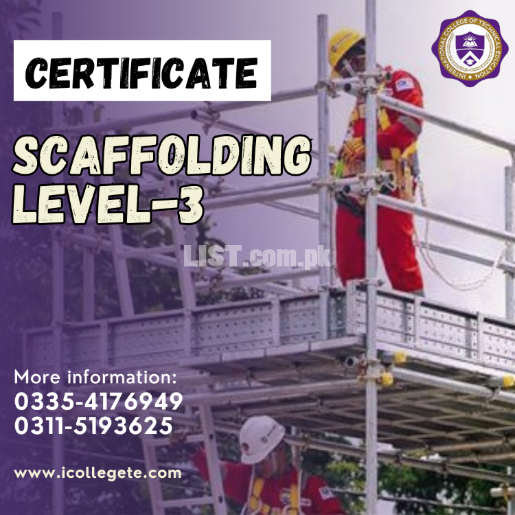 Latest Scaffolding level 3 course in Kalam Swat