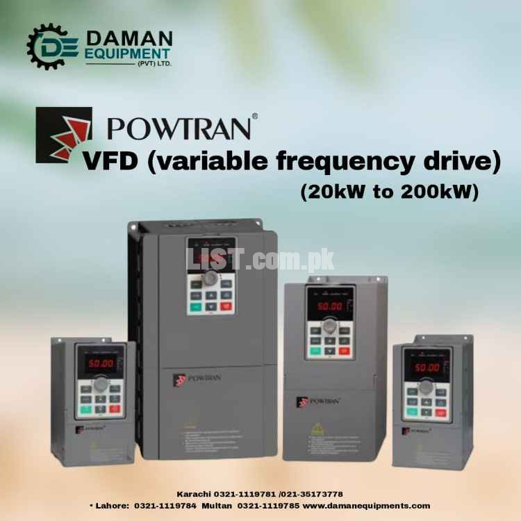 VFD  & Voltage Stabilizer