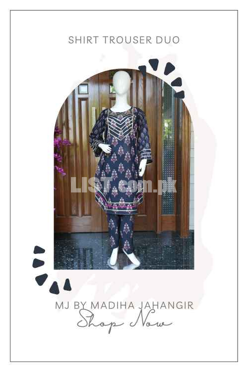 Ladies Lawn Suits - Summer Sale - MJ By Madiha Jahangir