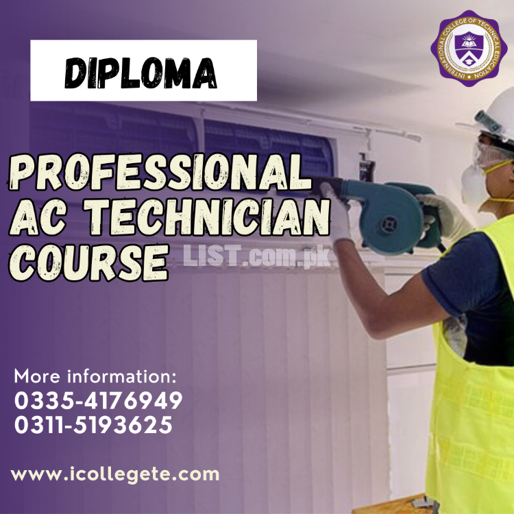 Professional AC Technician and Refrigeration course in Sahiwal