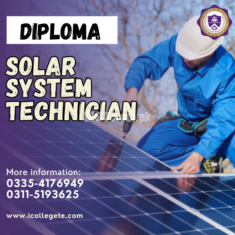 Solar Panel Technician one year diploma course in Bagh