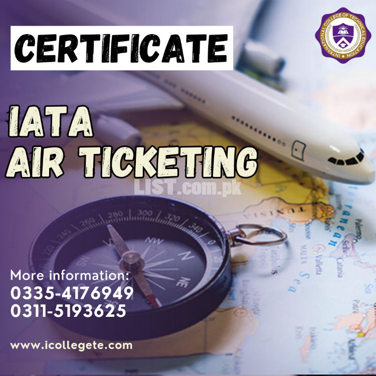 Air Ticketing certificate course in Lahore sargodha